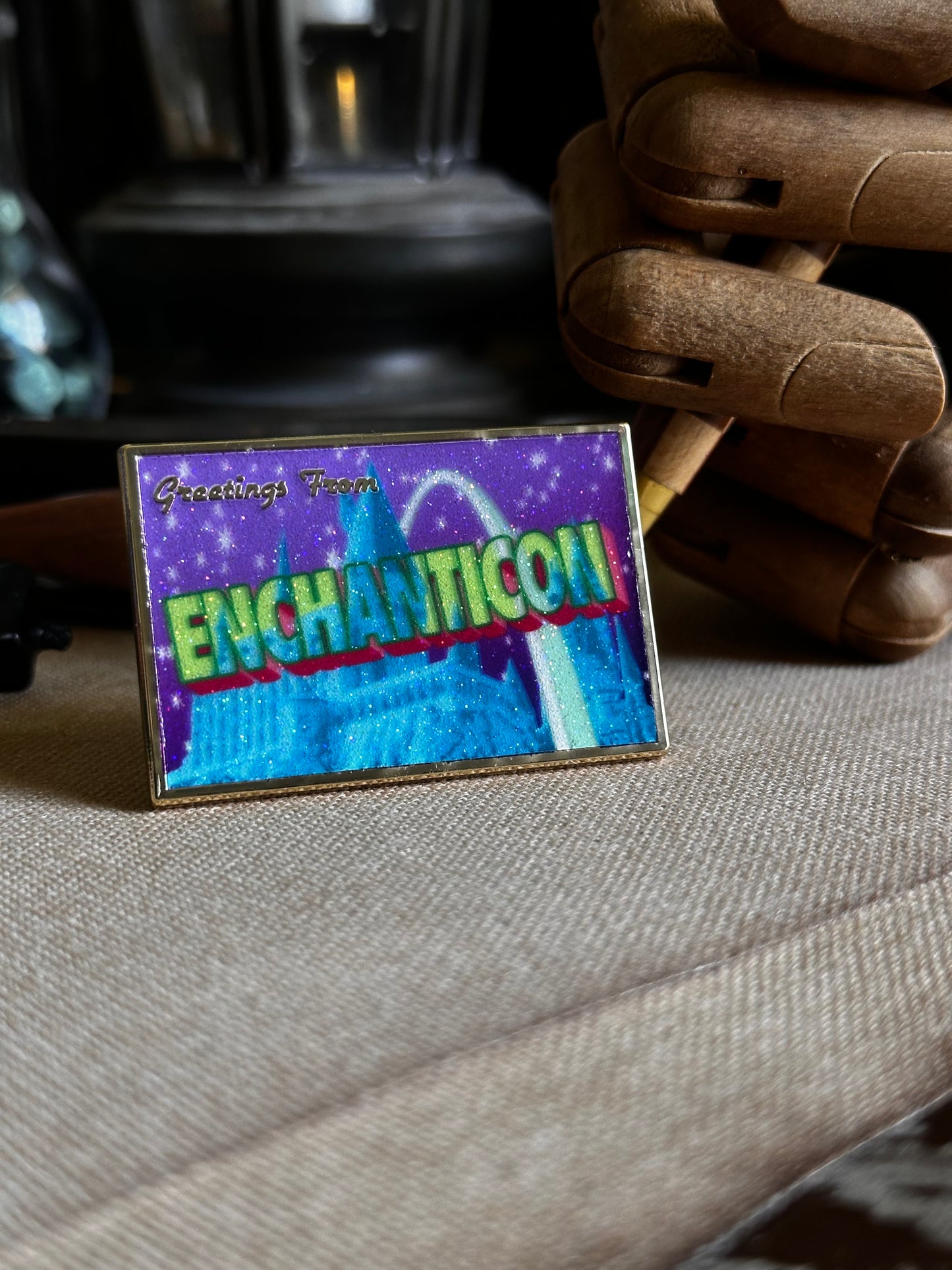 Greetings from Enchanticon Pins