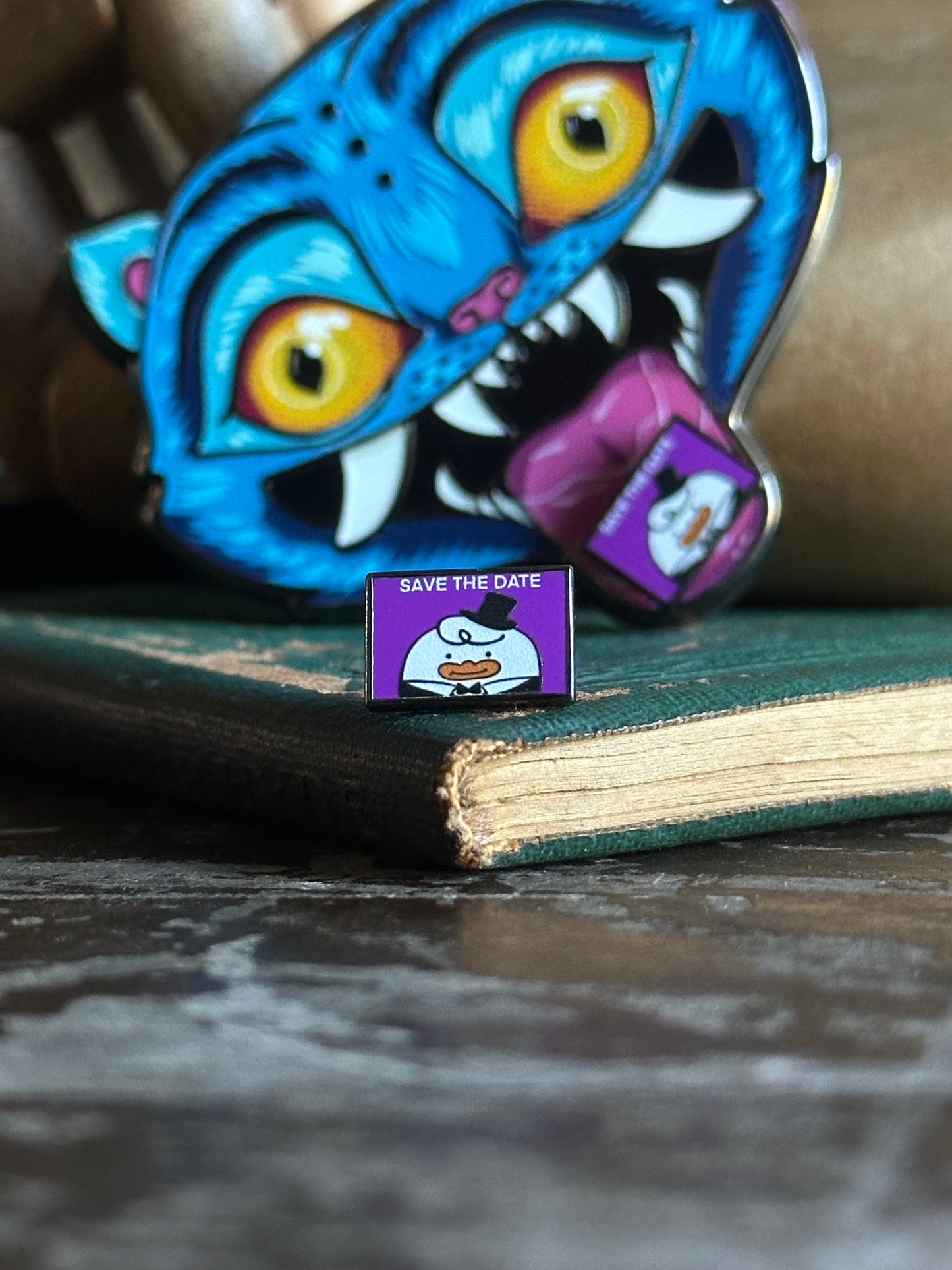 Save the Date Mini Pin