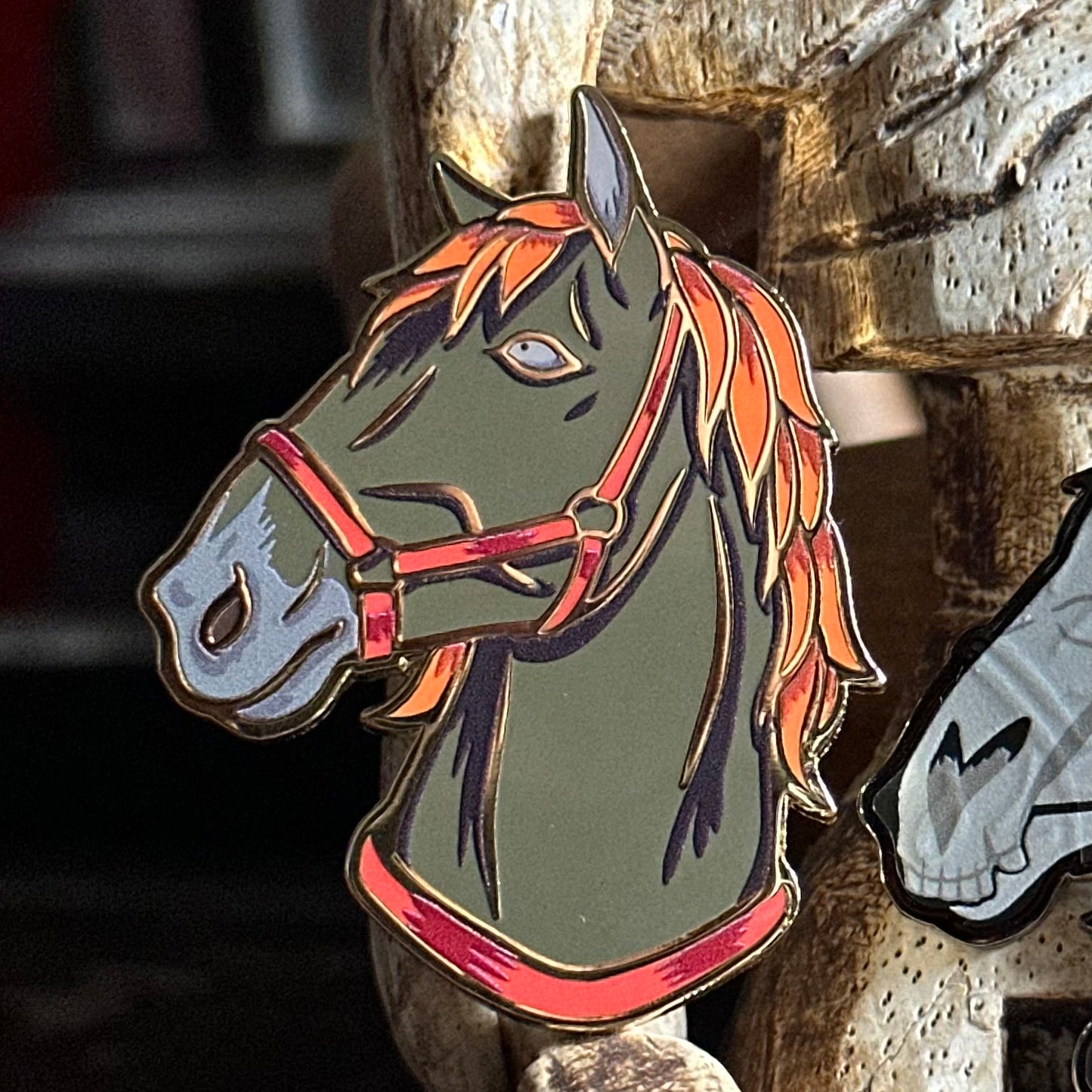 Phantom Horse Pin