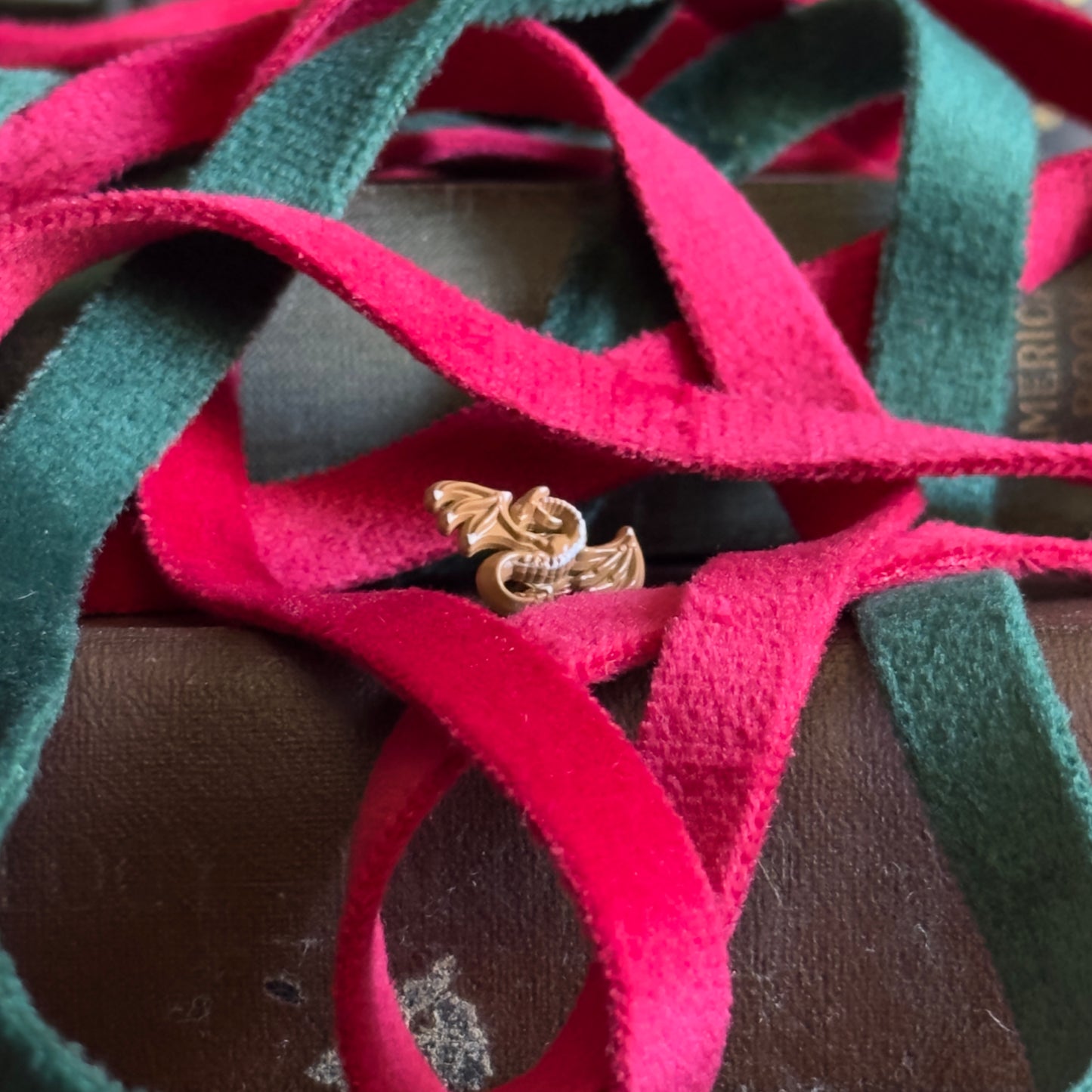 Mini Gingerbread Dragon Pin