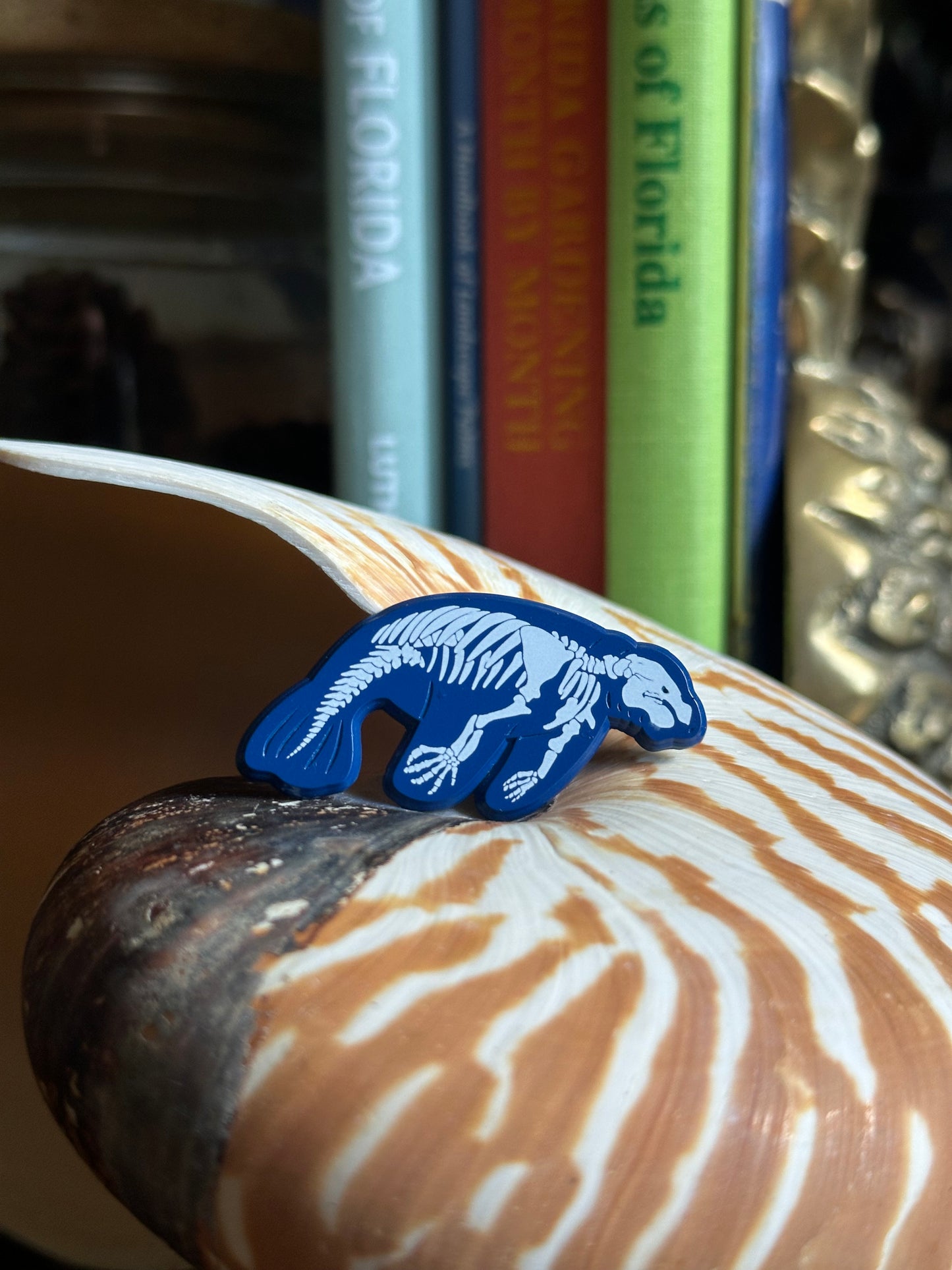 Manatee Skeleton Pins