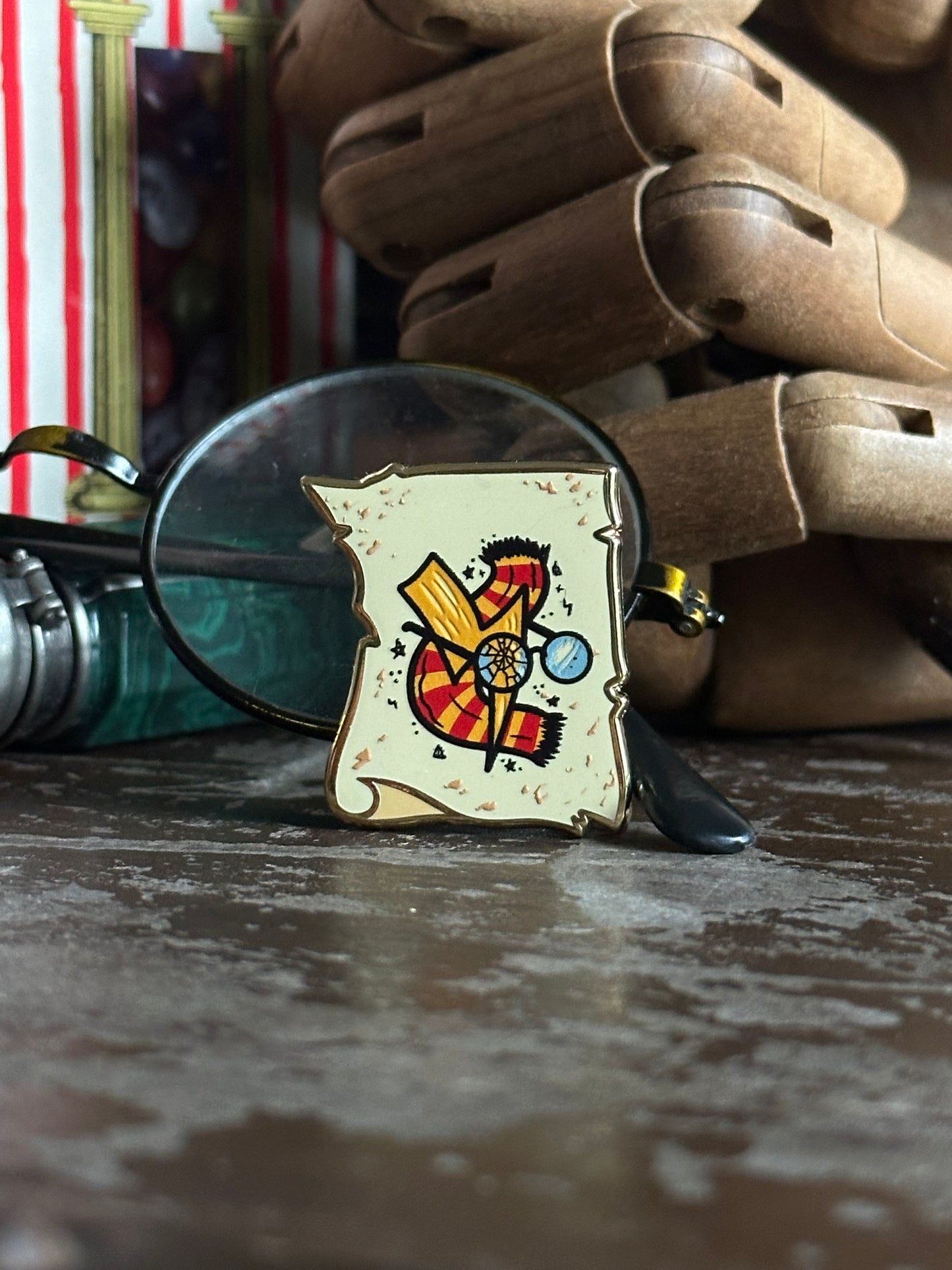 The Boy Who Lived Tattoo Flash Pin