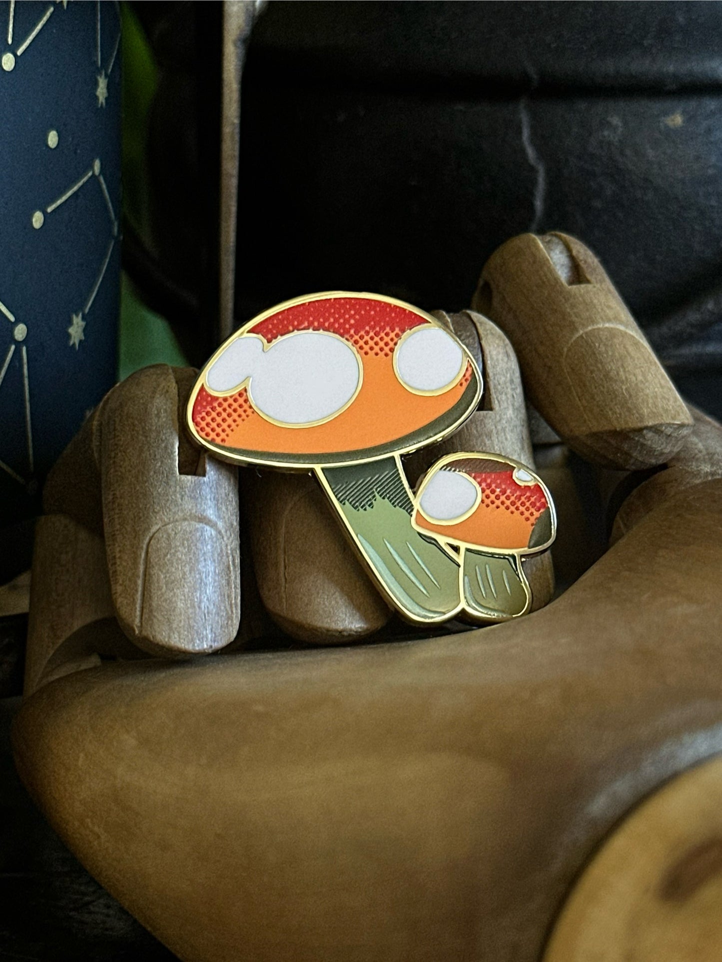 Hylian Mushroom Pin