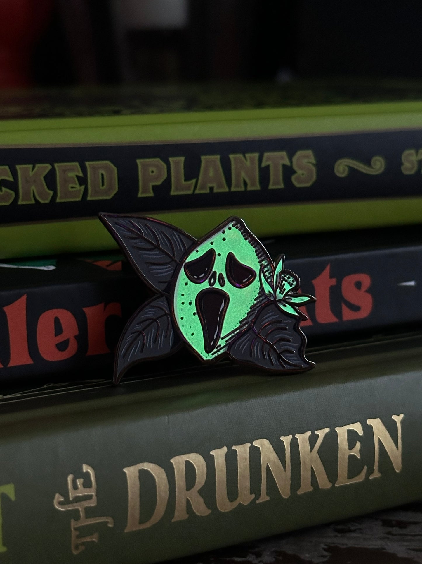 Ghostface Lime Pin GITD