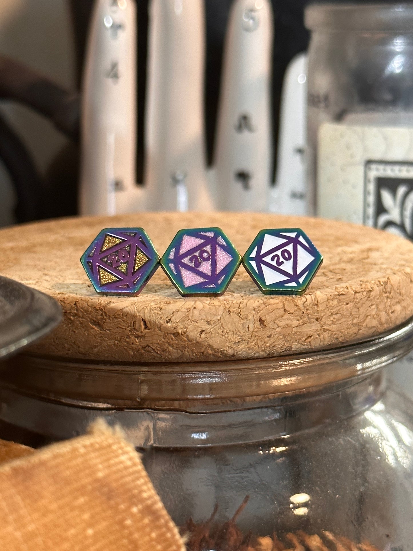 D20 Pins or Magnets