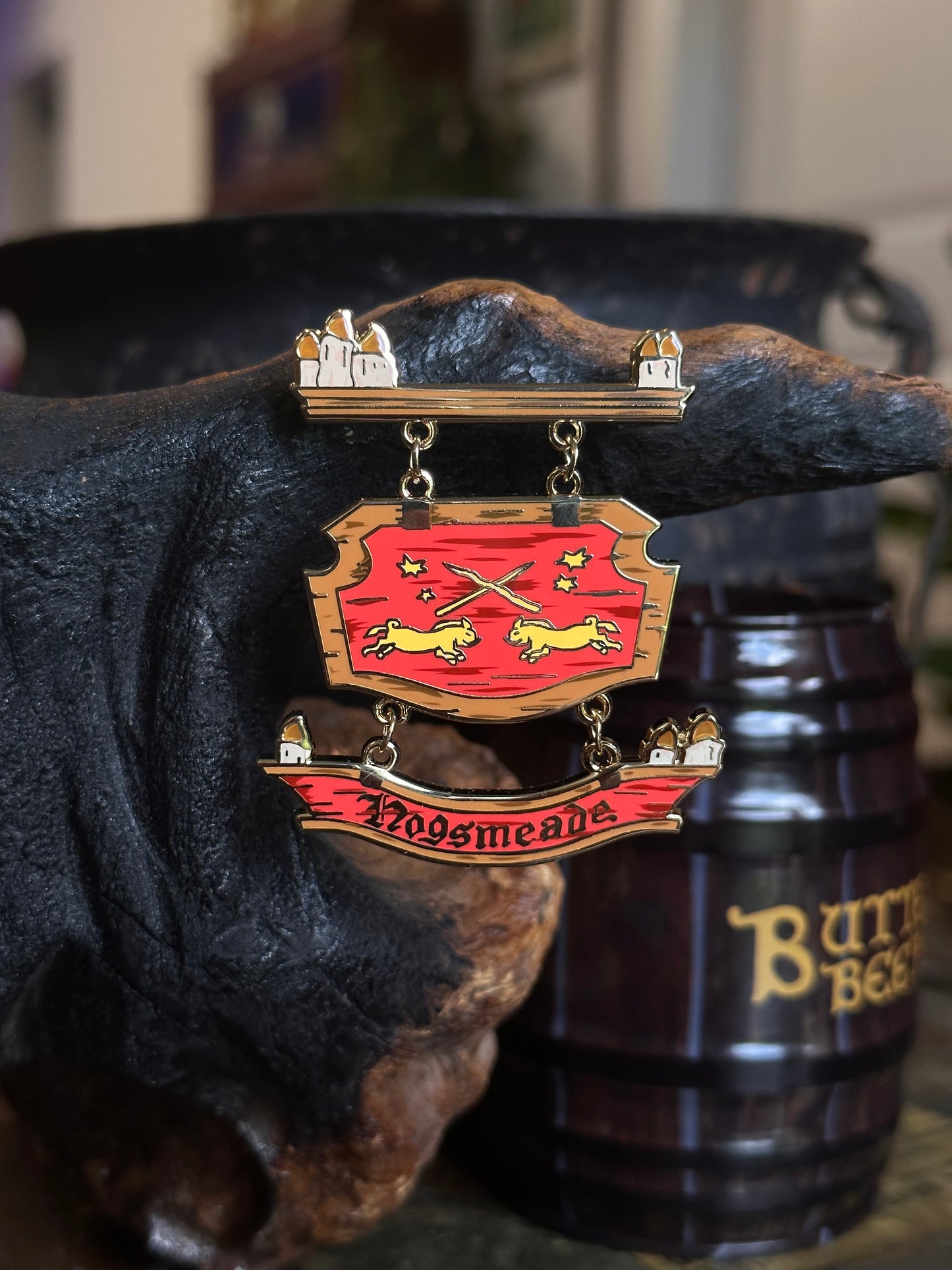 Wizarding Village Sign Pin