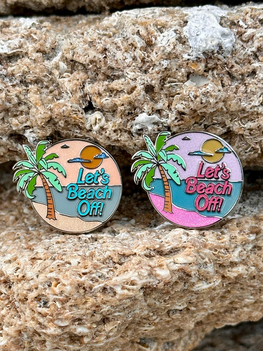 Let's Beach Off! Pins