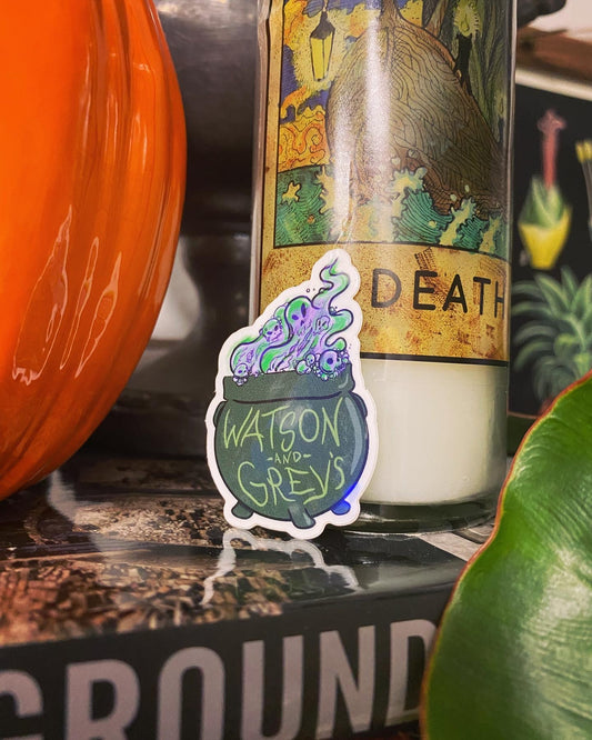 Watson and Grey's Cauldron Sticker