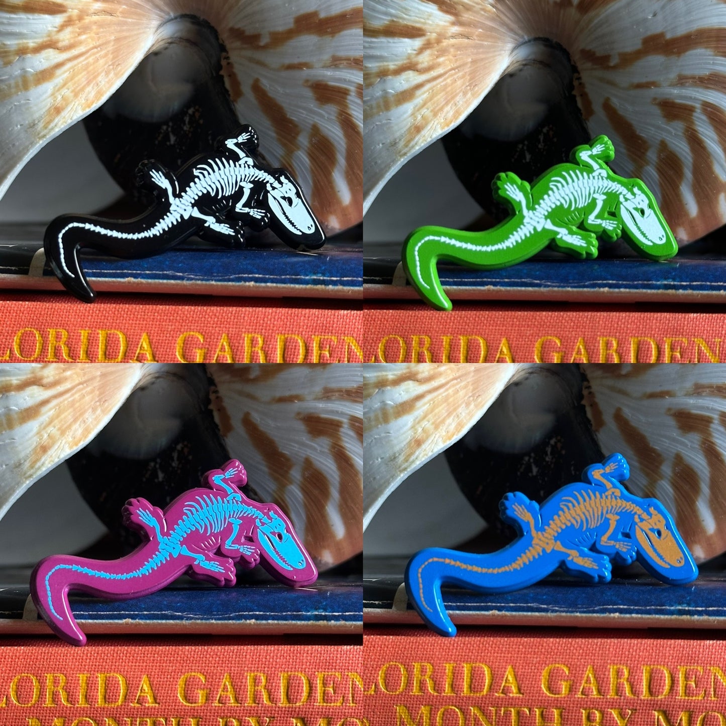 Alligator Skelton Pins