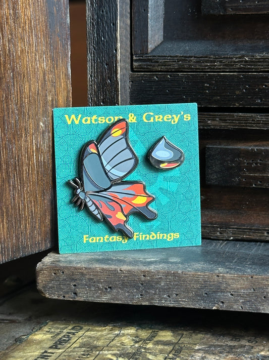 Smotherwing Butterfly Pin with free Korok Seed Pin
