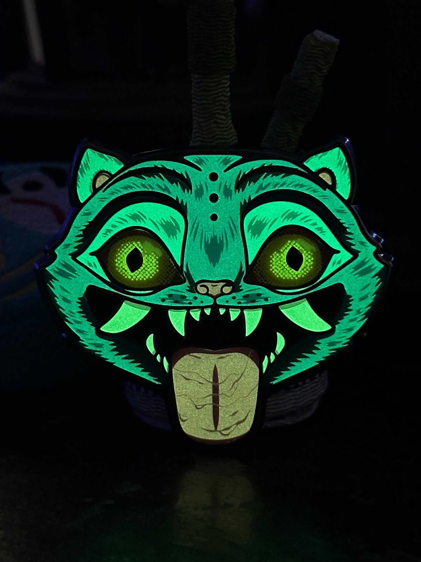 Derpy Tiger Pin with Save the Date Magnet