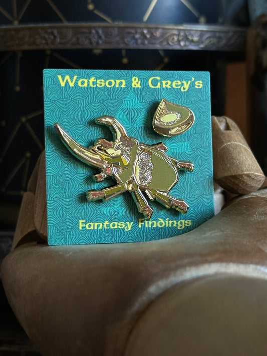 Energetic Rhino Beetle with Korok Seed