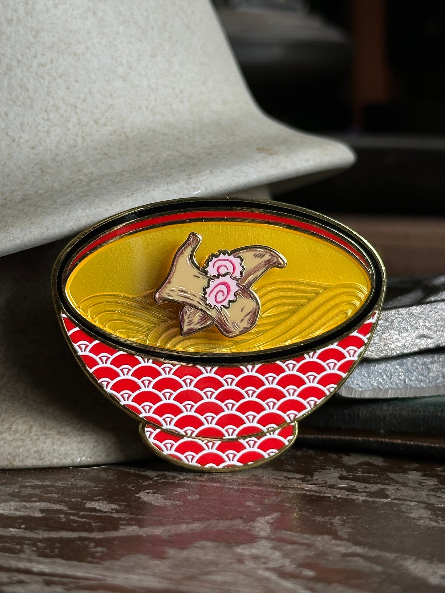 Fish Cake and Mushroom Magnet