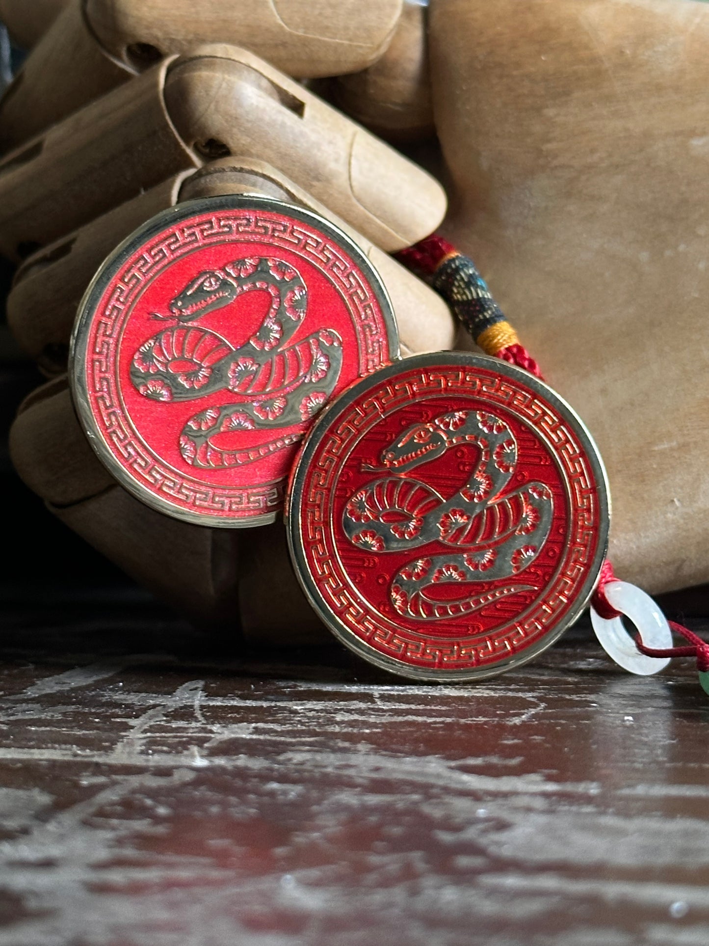 Year of the Snake Pin - Pearl Variant