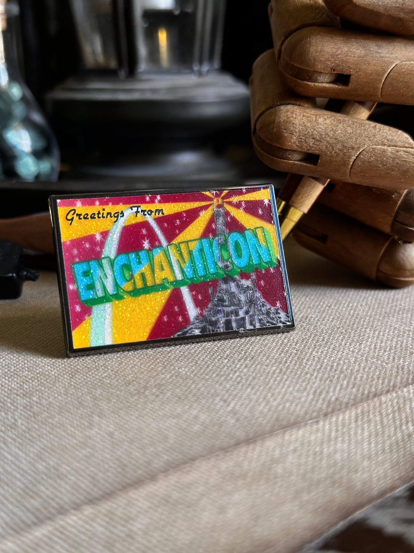 Greetings from Enchanticon Pins