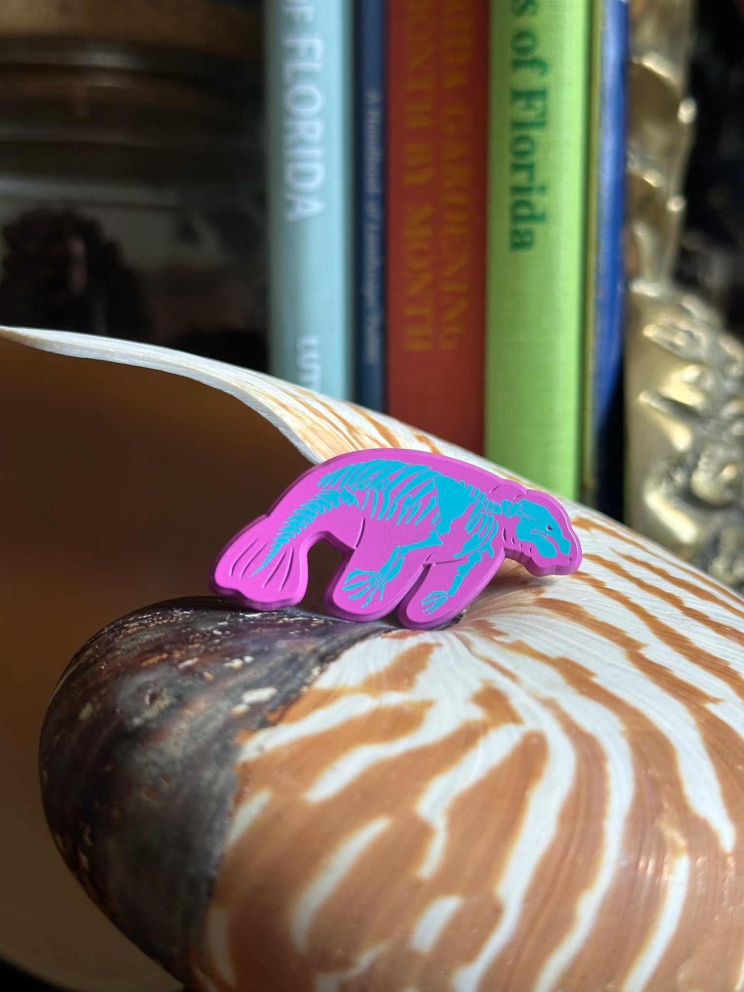 Manatee Skeleton Pins