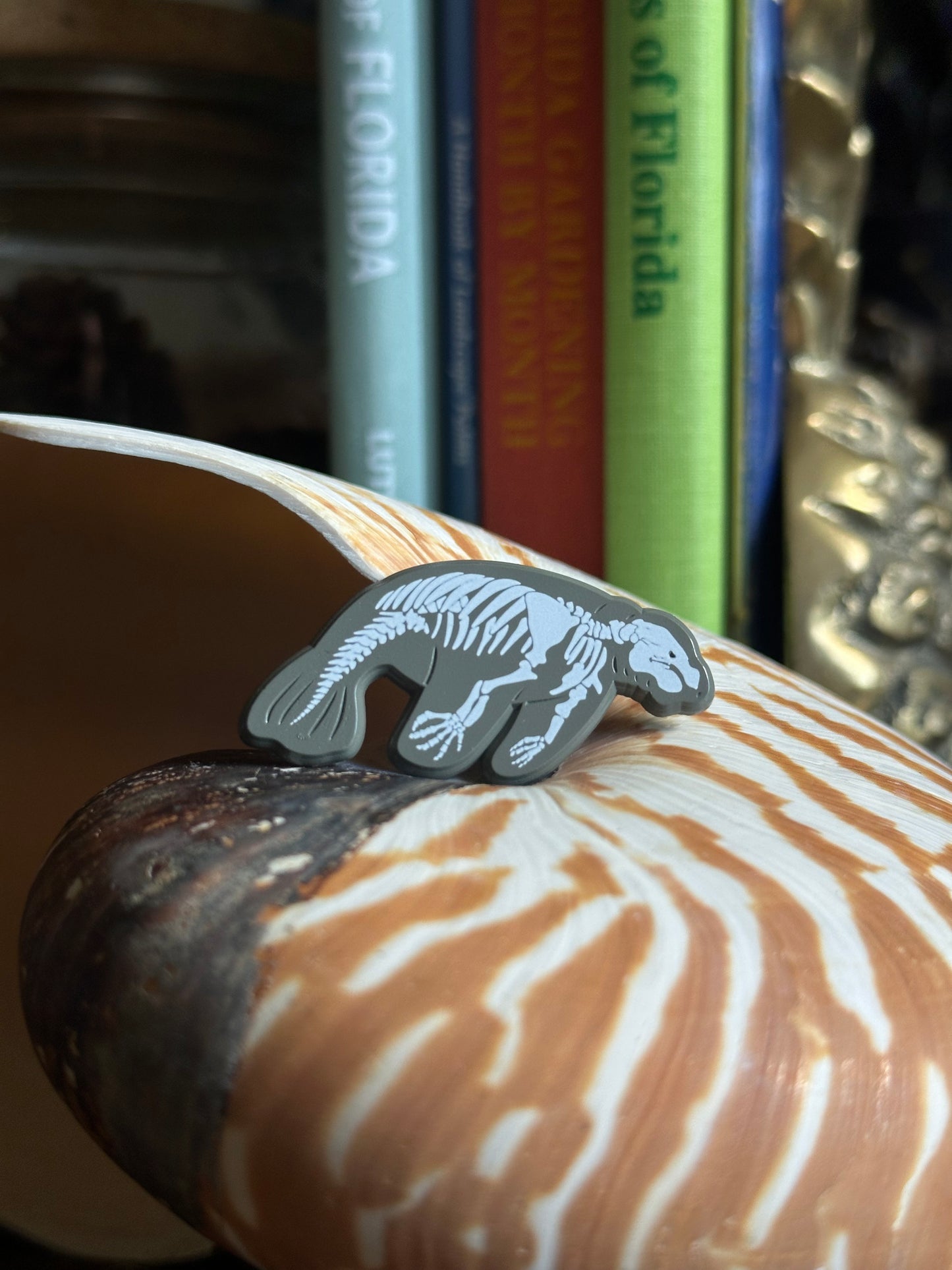 Manatee Skeleton Pins