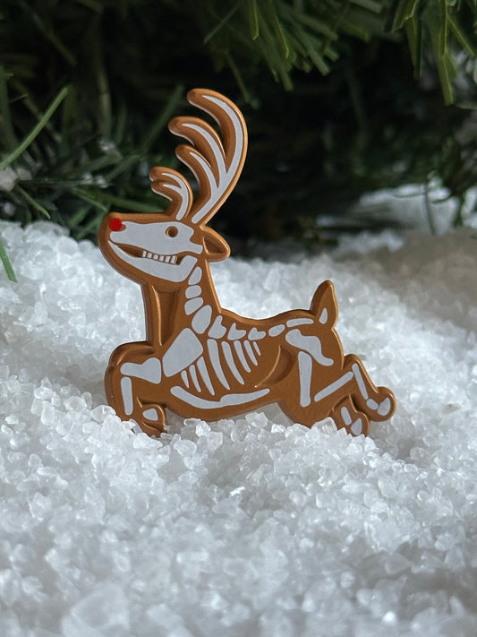 Gingerbread Reindeer Pin