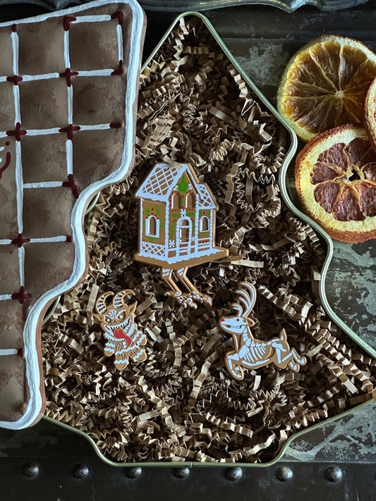 Festive Gingerbread Pin Bundle