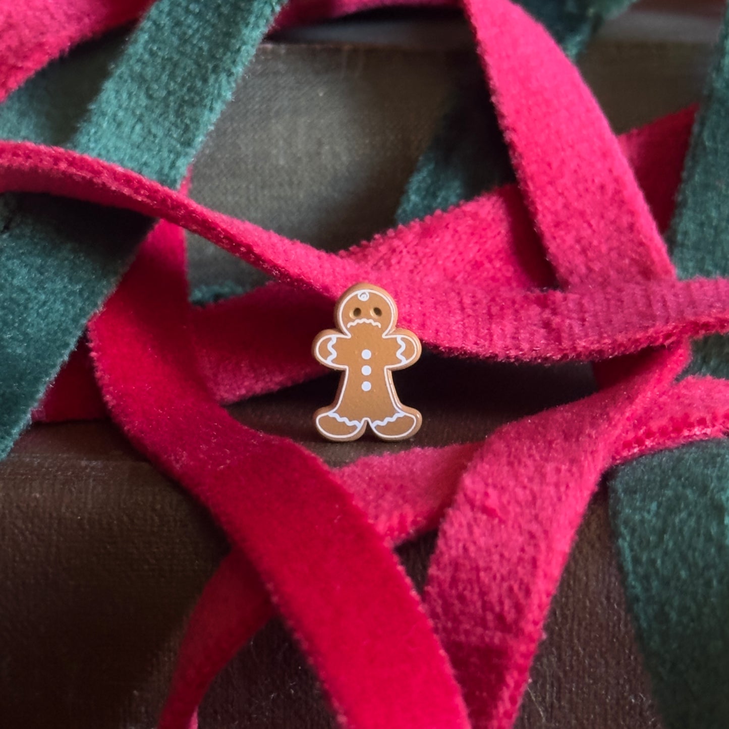 Mini Sad Gingerbread Pin