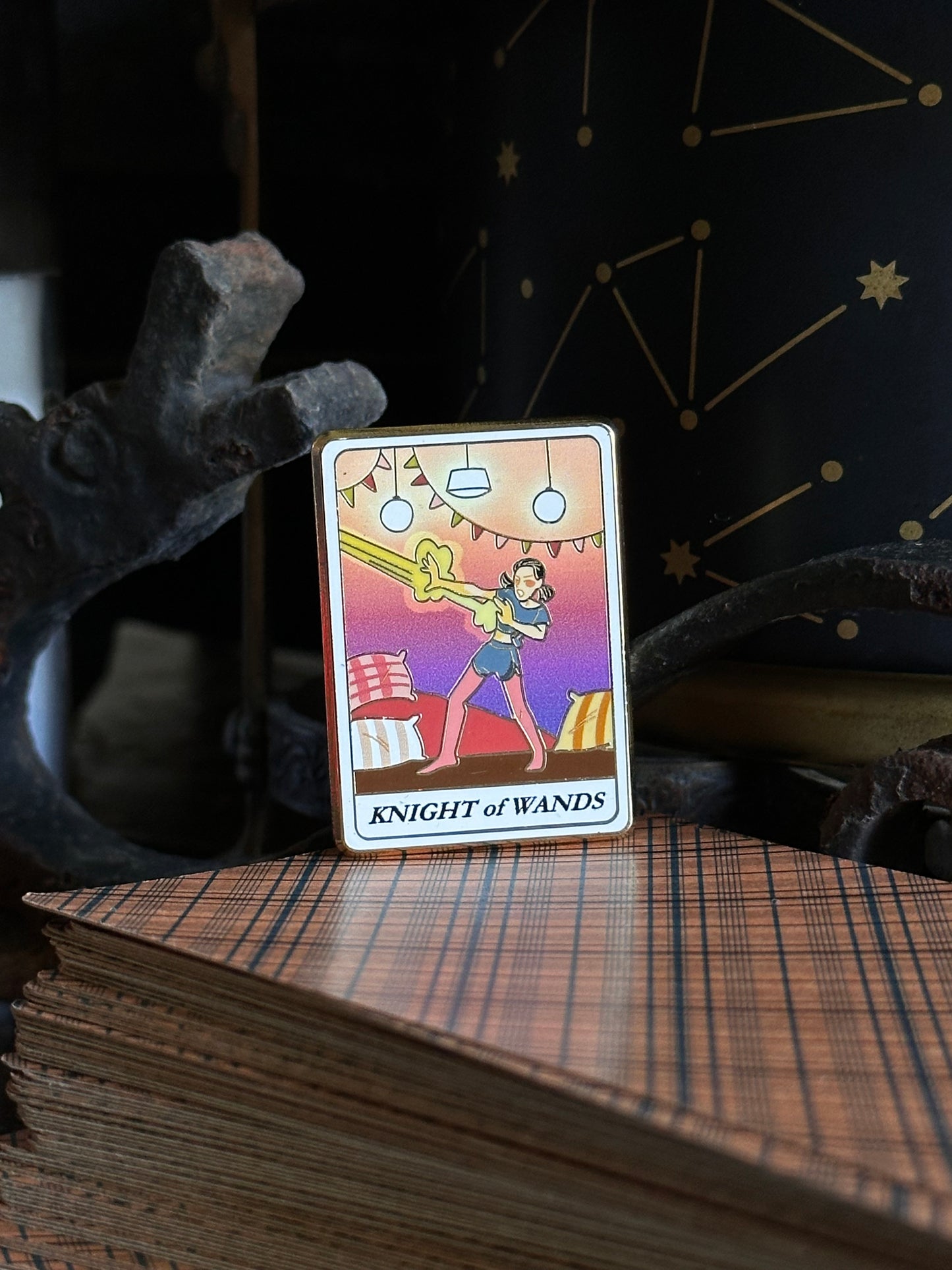 Knight of Wands Pin