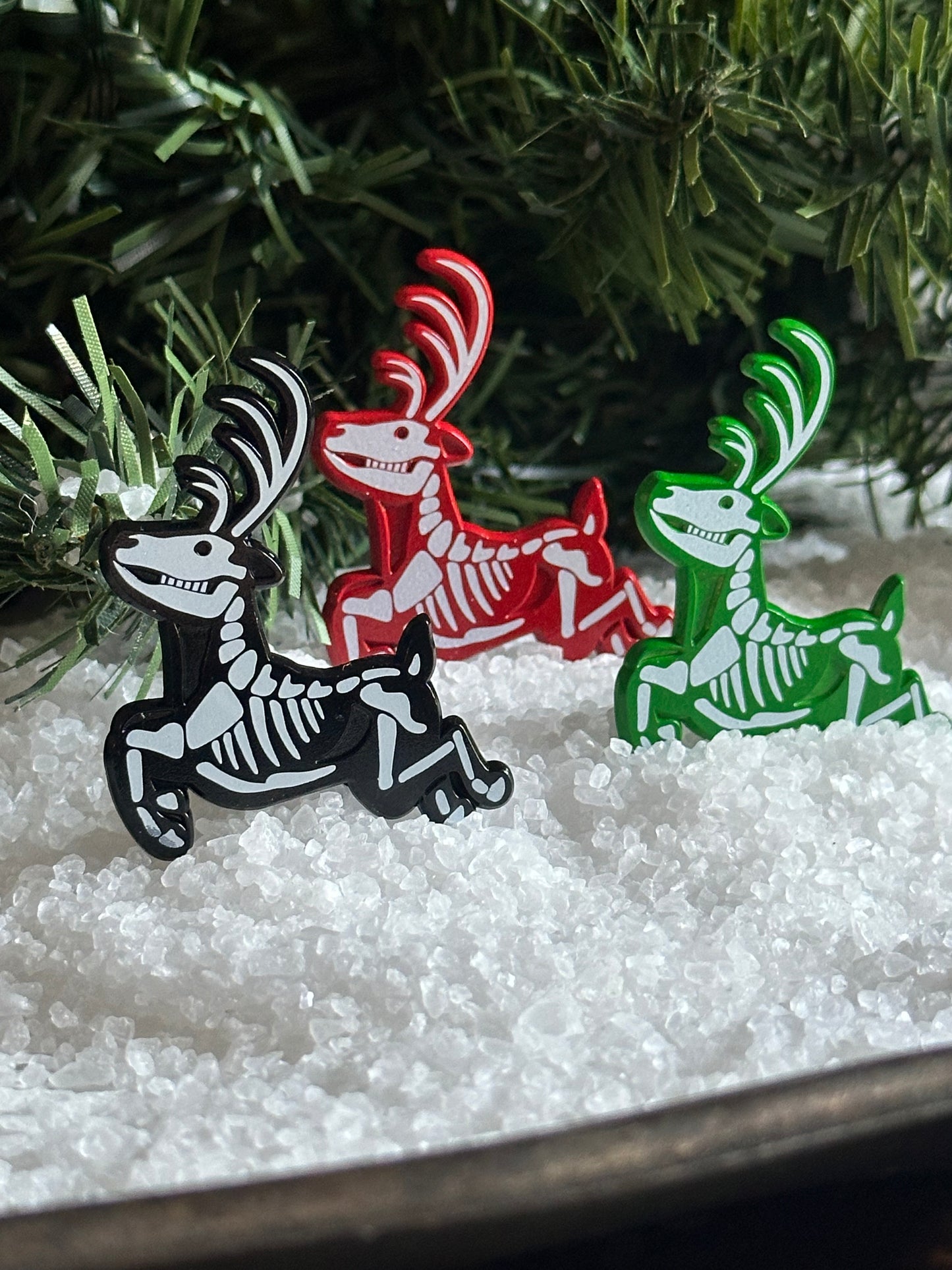 Red Reindeer Pin