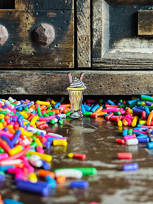 Banana Shake Mini Pin