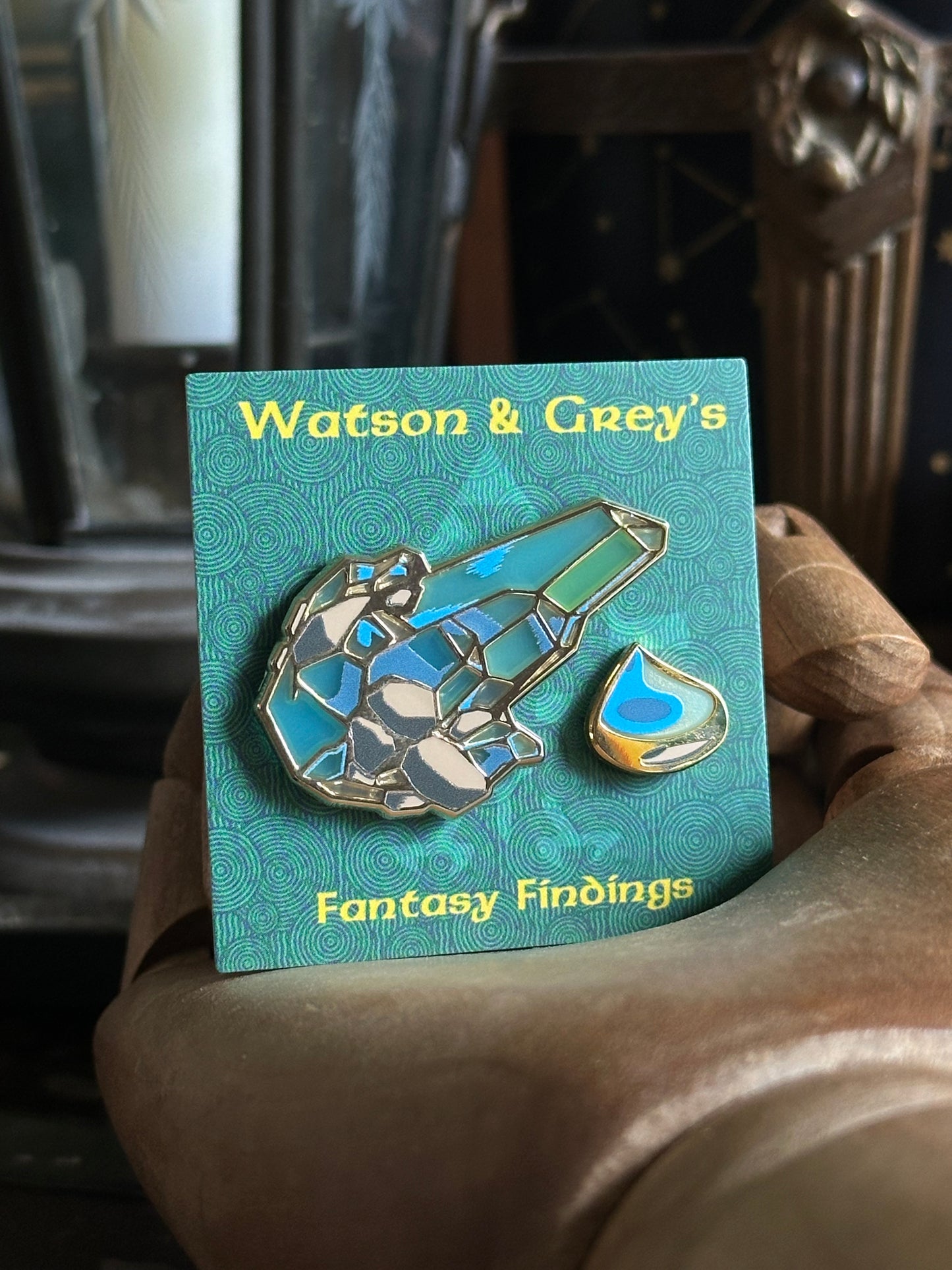 Naydra Dragon Shard Pin with free Korok Seed mini pin