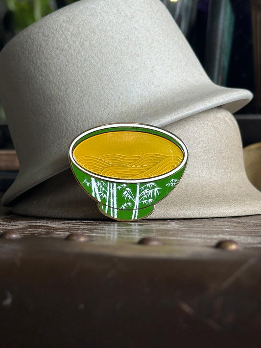 Bamboo Ramen Bowl Magnetic Pin