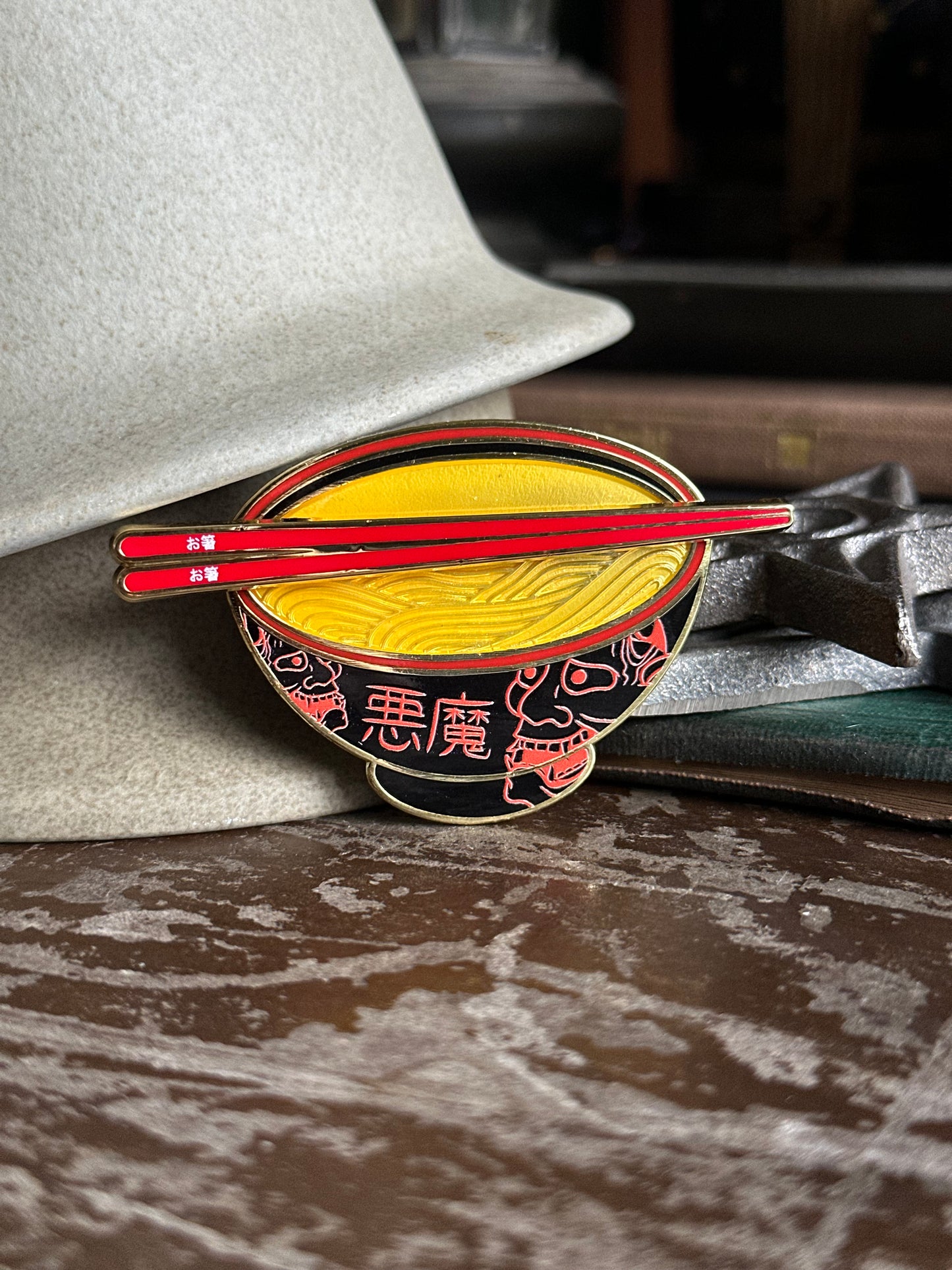 Red Chopsticks Magnet