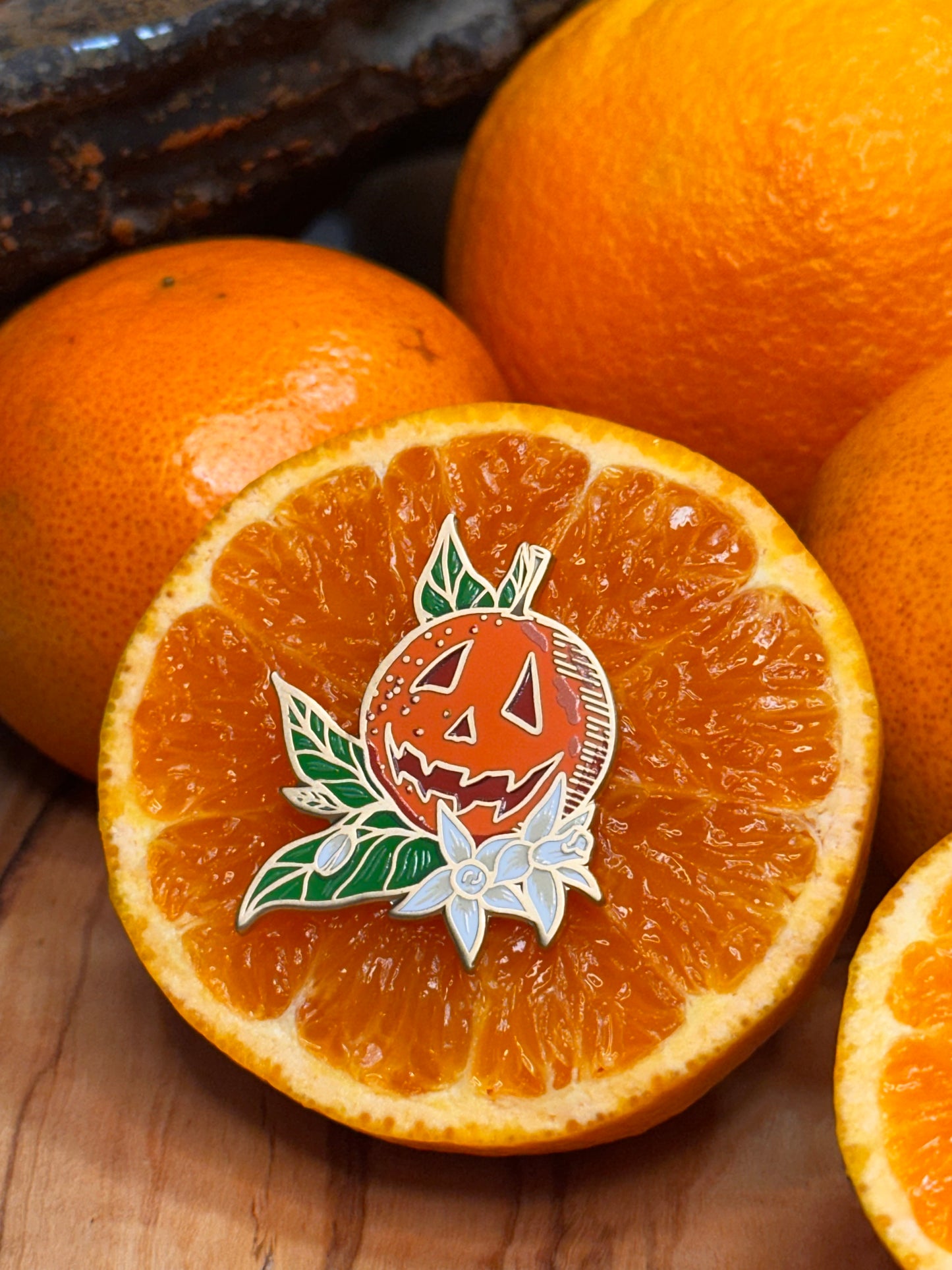 Orange-o’-lantern Pins