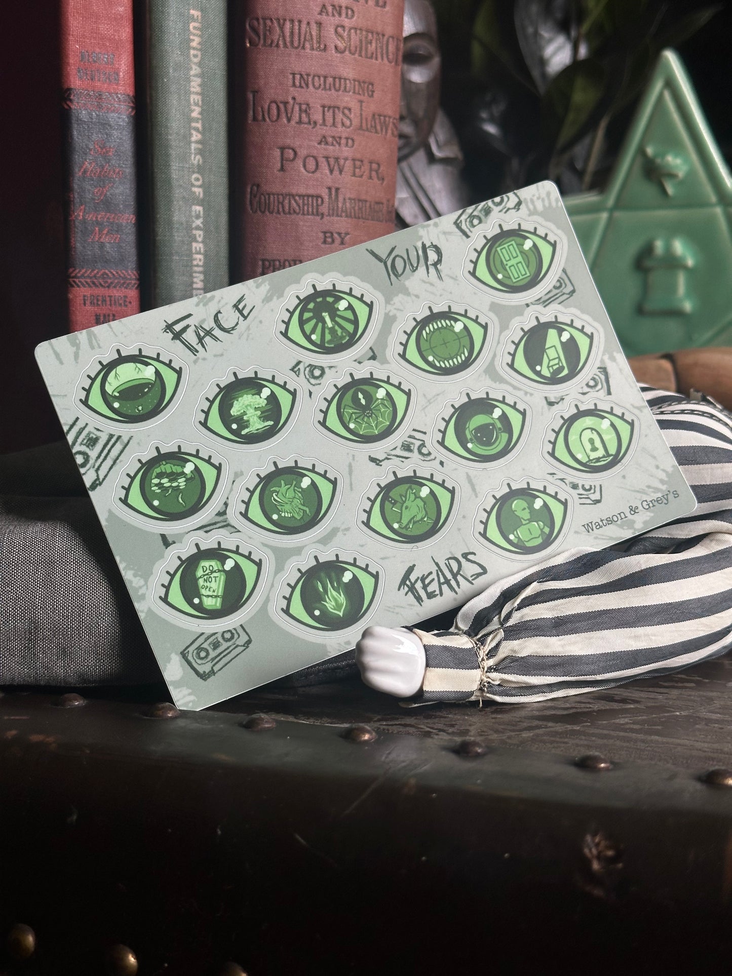 Face Your Fears Sticker Sheet