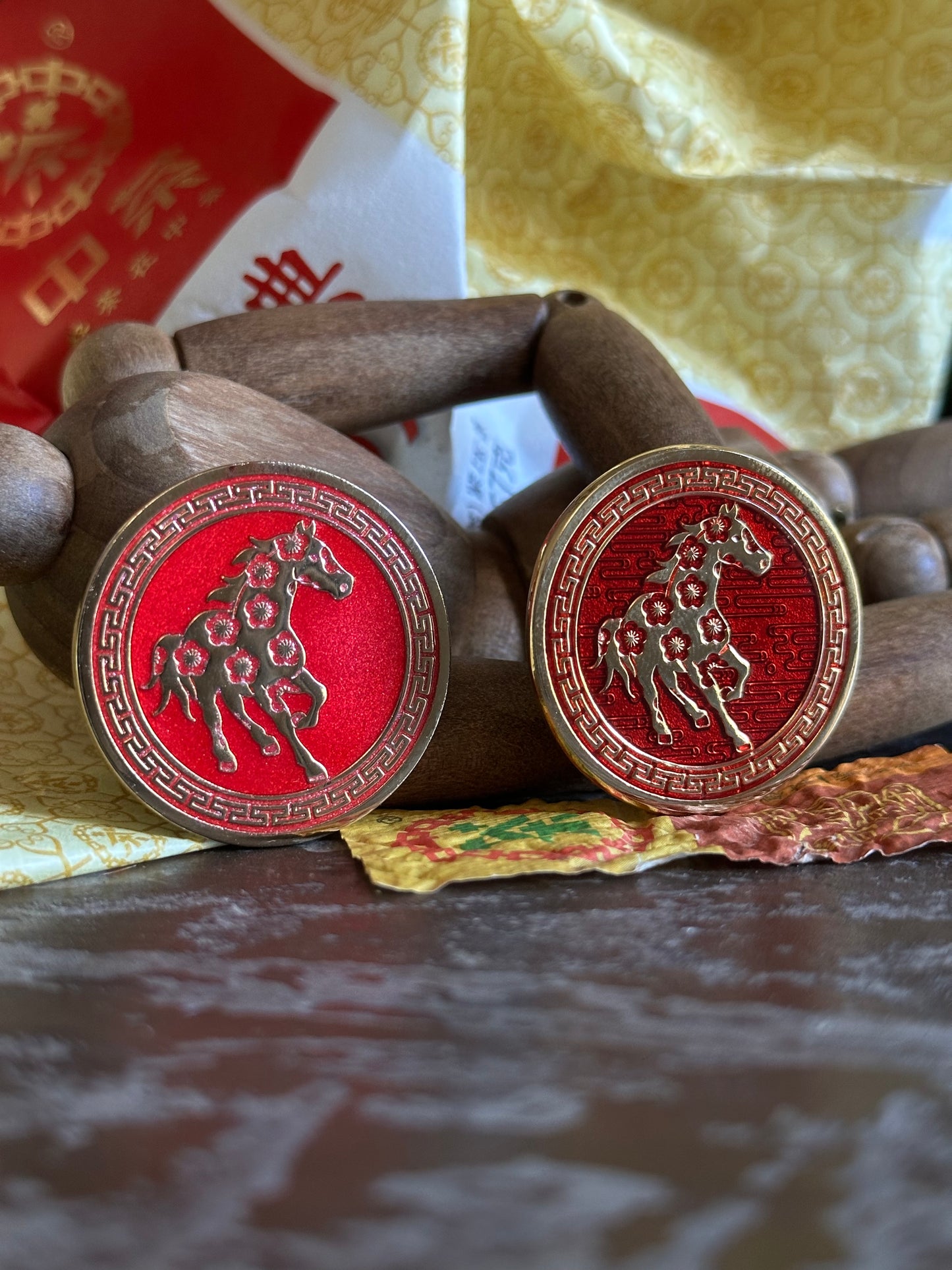 Year of the Horse Pin - Transparent Variant