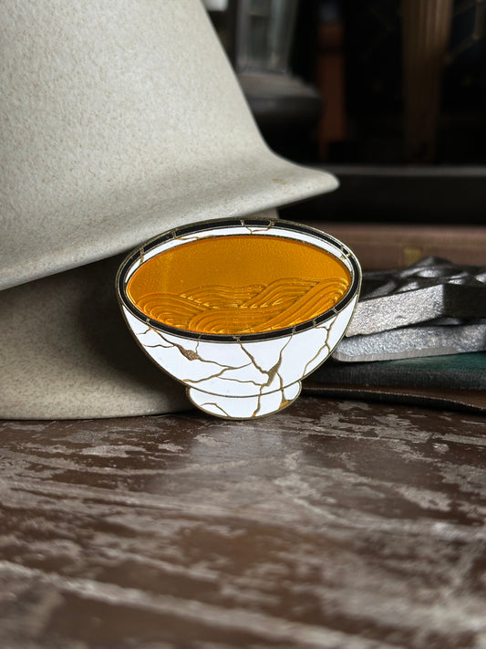 Kintsugi Ramen Bowl Magnetic Pin