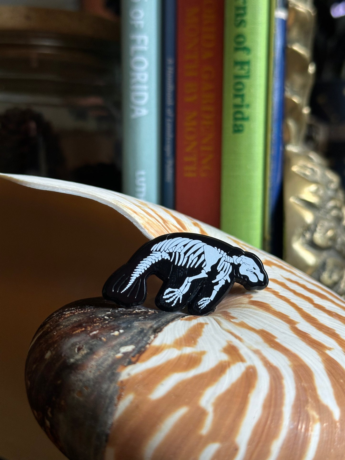 Manatee Skeleton Pins