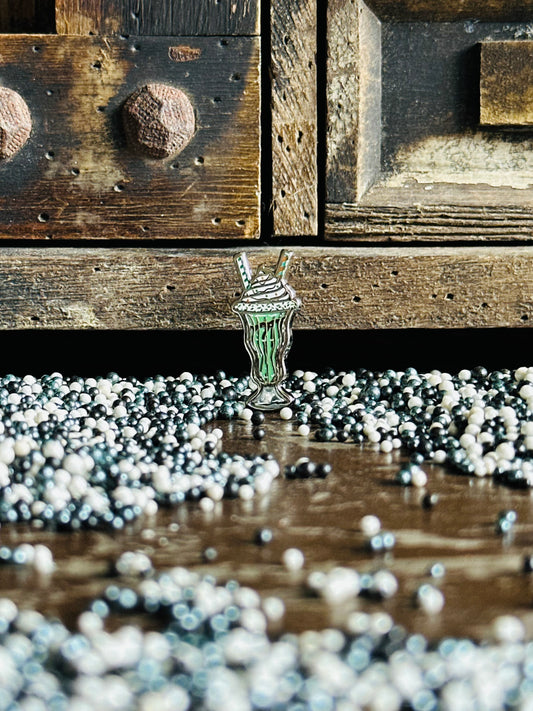 Shamrock Shake Mini Pin