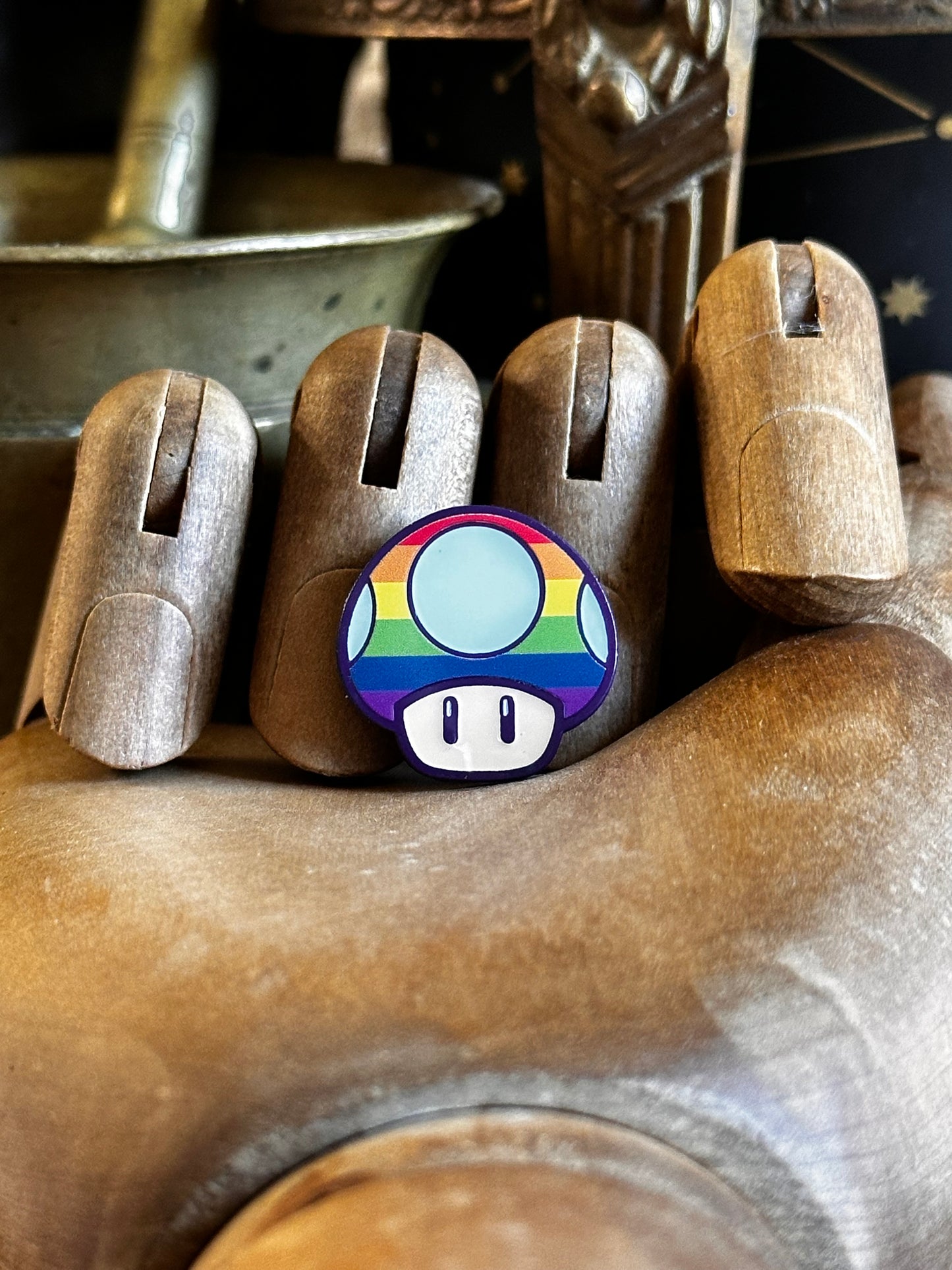 Pride Mushroom Pins