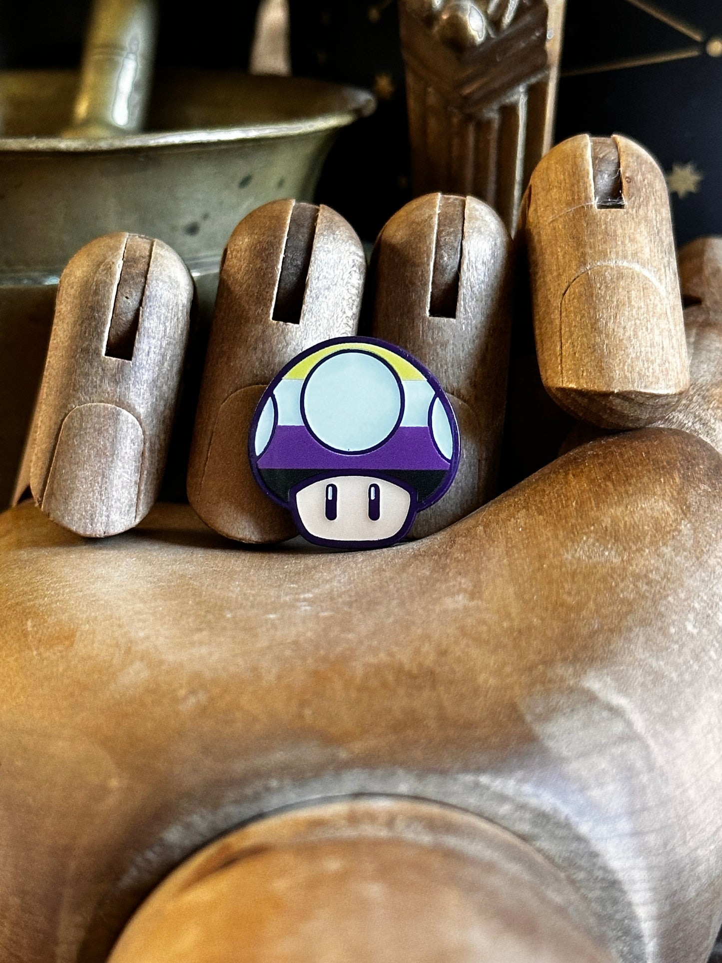 Pride Mushroom Pins