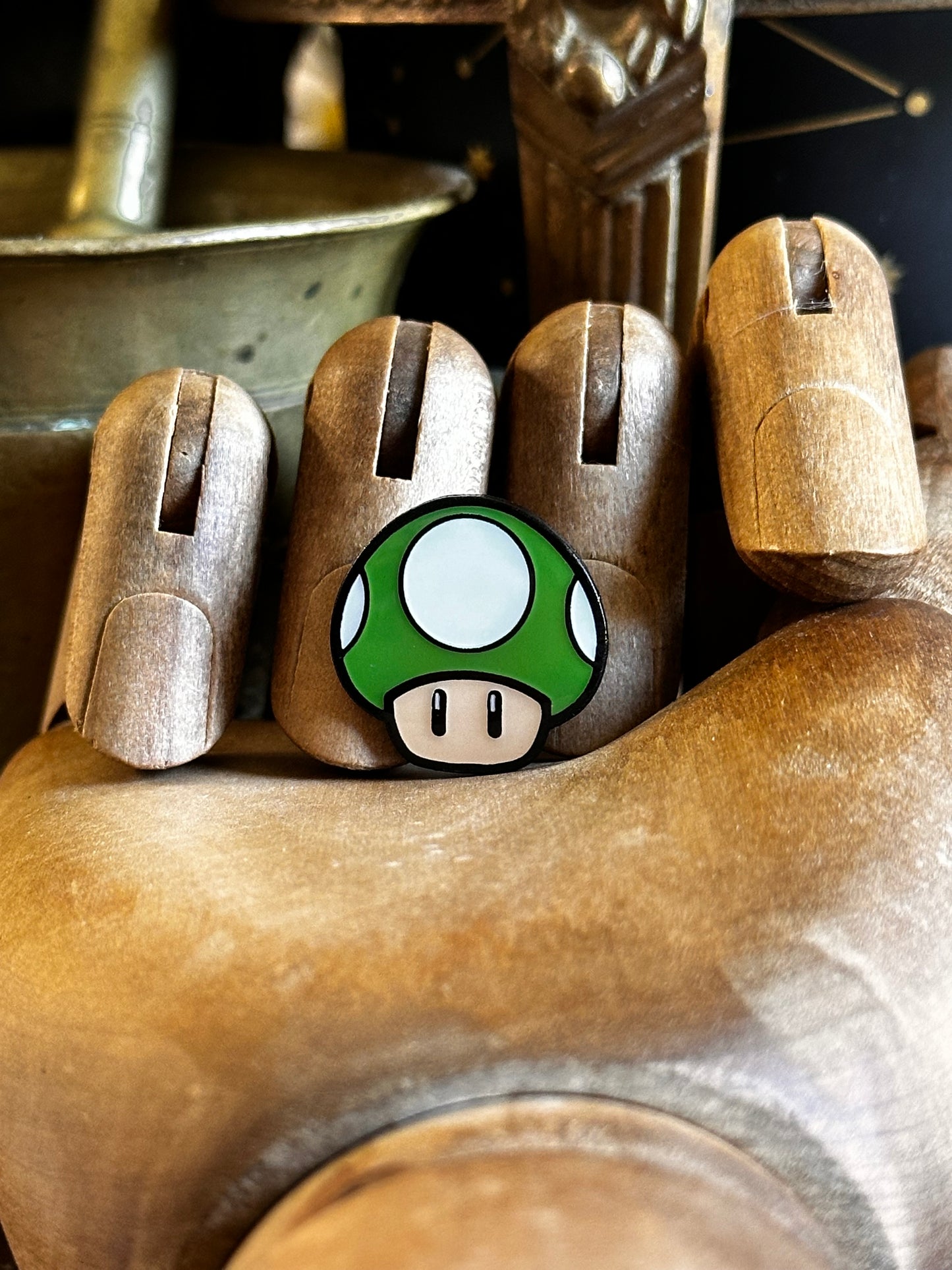 Power Up Mushroom Pins