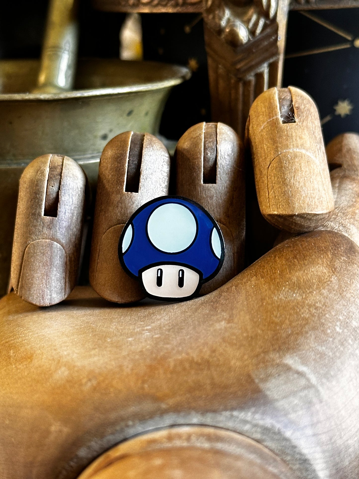 Power Up Mushroom Pins