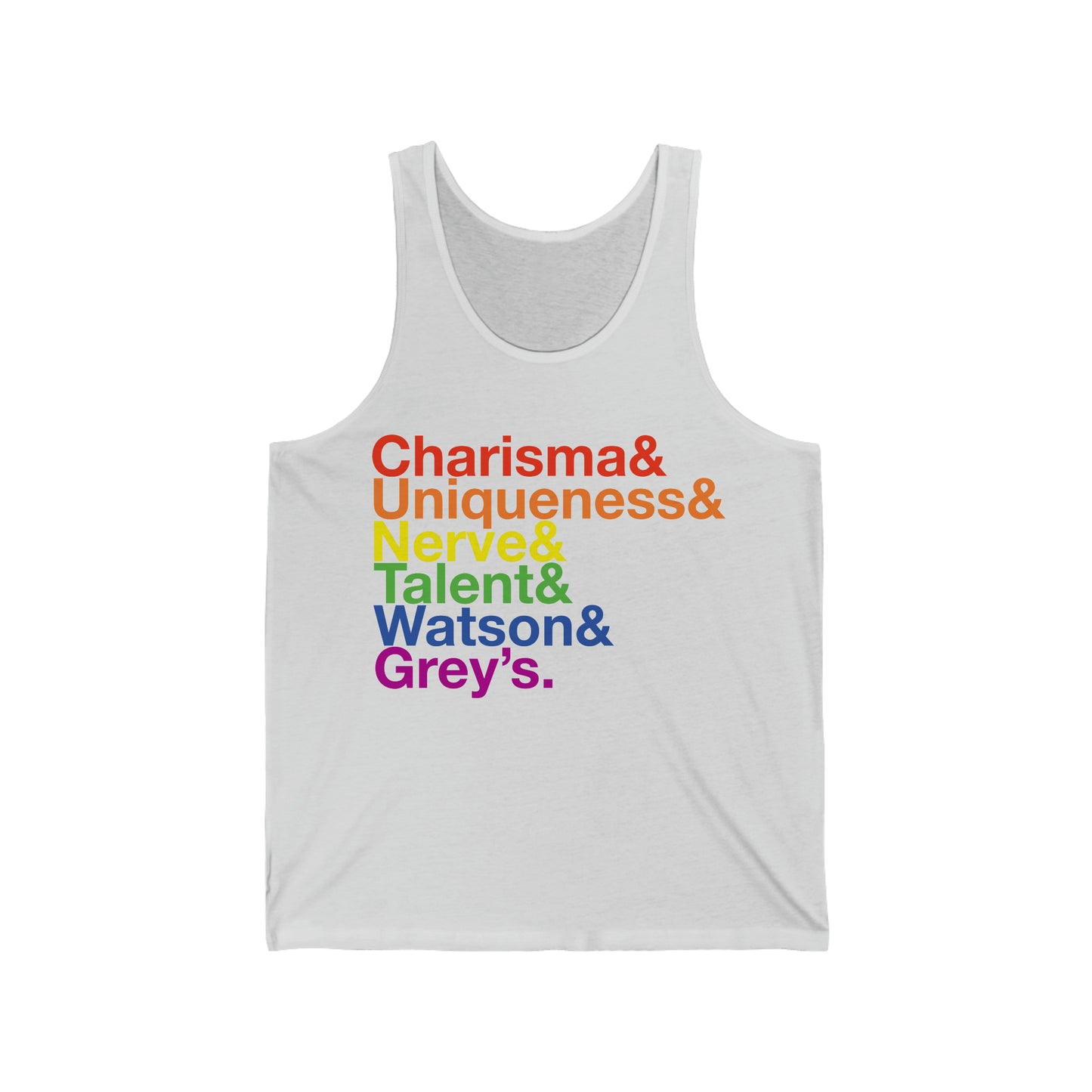 Love Yourself Tank In Rainbow